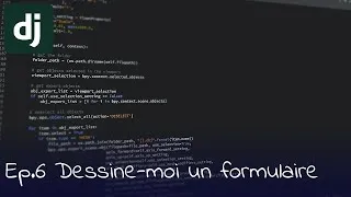 Miniature : [Django série Ep.6] Dessine-moi un formulaire