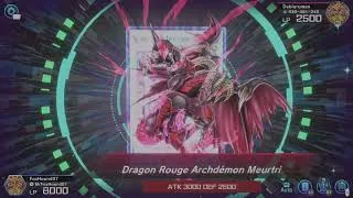 Miniature : Dude thought he's gonna win just because he spam synchro effects, Yu Gi Oh Master Duel Ranked match.