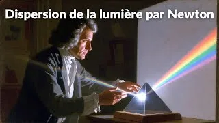 Miniature : Dispersion de la lumière par un prisme (expérience de Newton)
