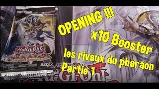 Miniature : Yu-Gi-Oh! Ouverture 10 BOOSTERS Les Rivaux du Pharaon Partie 1