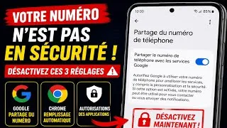 Miniature : Votre nom et votre numéro circulent déjà… Désactivez ces 3 réglages maintenant !