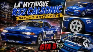 Miniature : 🔥 Je recrée la mythique R32 Calsonic sur GTA 5 ! Mrjksaw