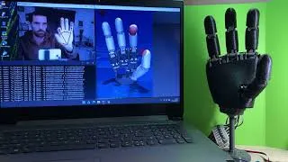 Miniature : Robotic Hand projects Amazing Hand #3dprinted #robot #opencv 