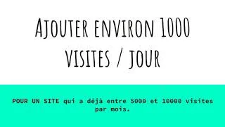 Miniature : UPSEO - Combien de visites par jour ? - SEO Traffic bot