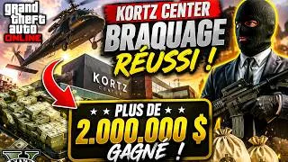 Miniature : J'AI GAGNÉ PLUS DE 2 000 000$ AVEC LE NOUVEAU BRAQUAGE DU KORTZ CENTER ! - GTA 5 ONLINE SOLO
