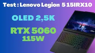 Miniature : Test Lenovo Legion 5 (2025) : RTX 5060 suffit pour jouer sur écran 2,5K ?