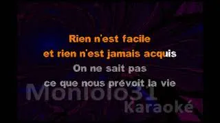 Miniature : François Bernheim - le refuge (Dévocalisé) (Karaoké)
