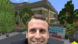 Miniature : ON VISITE LE SERVEUR MINECRAFT DE MACRON - Minecraft