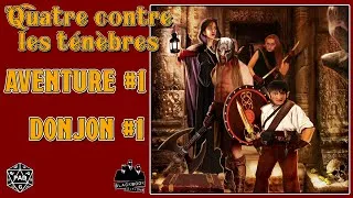 Miniature : [JdR] Jeu de Rôle Solo - Quatre Contre les ténèbres - Aventure #1 - Donjon #1
