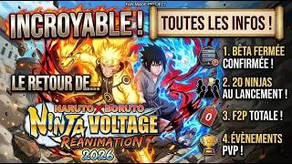 Miniature : INCROYABLE NARUTO X BORUTO NINJA VOLTAGE RE ANIMATION  IS BACK EN 2026-2027 !