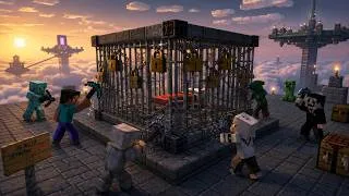 Miniature : LE LIT DOIT ÊTRE PROTÉGÉ ! (Minecraft)
