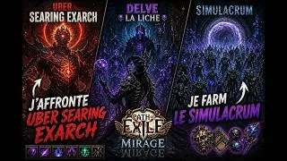 Miniature : Poe 3.28: The last dance pour les Forged Frostbearer... Uber Searing Exarch, Lich et Simulacrum
