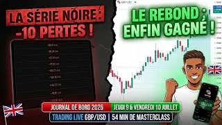 Miniature : TRADING LIVE GBP/USD (9-10 Juillet 2026) : J'ai enfin brisé la malédiction !