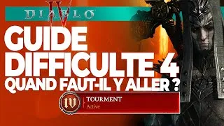 Miniature : DIABLO 4 : QUAND DEVEZ-VOUS ALLER EN TIER 4 (DIFFICULTE MAX) ? Guide détaillé