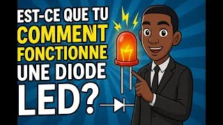 Miniature : 👉 Comment fonctionne une diode LED ? (Tu ne verras plus jamais les LEDs pareil !) 💡⚡