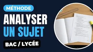 Miniature : Analyser un sujet avant de se lancer