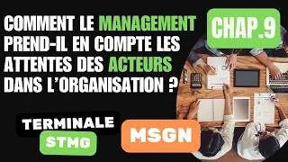 Miniature : Terminale STMG - MSGN - Chapitre 9 - Comment le management prend en compte les attentes ?