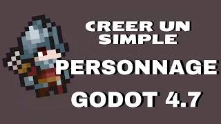 Miniature : Créer un Personnage 2D Simple | Godot 4.7 FR