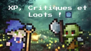 Miniature : Mon TURN BASE ROGUELIKE devient un VRAI jeu ! XP, Loots et Compétences ⚡ (Devlog #2)