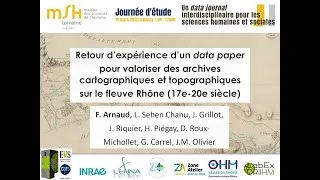 Miniature : Un data paper pour valoriser des archives cartographiques et topographiques sur le fleuve Rhône