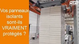 Miniature : Houssage étirable automatique pour panneaux isolants