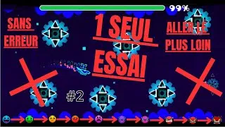 Miniature : On a décidé de RETENTER ce challenge IMPOSSIBLE ! #2 (Geometry Dash)