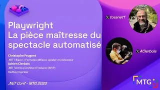 Miniature : Playwright, la pièce maîtresse du spectacle automatisé - .NET Conf 2023 with MTG