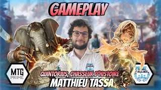 Miniature : [PRIME SQUAD - M.TASSA] Gameplay Quintorius, avec son deck pour les Frances