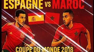 Miniature : Maroc 🇲🇦 vs Espagne 🇪🇸 : Le match héroïque ! 🔥 Coupe du Monde 2018 –Résumé épique en 2 min⚽#football