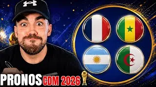Miniature : Pronos 🇫🇷 France 🆚 Sénégal 🇸🇳 & 🇦🇷 Argentine 🆚 Algérie 🇩🇿 | Coupe du monde 2026
