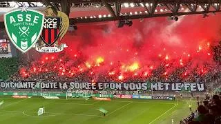 Miniature : AMBIANCE SAINT-ETIENNE - NICE (ASSE-OGCN) (0-0) - LES VERTS SANS REACTION MALGRE L'AMBIANCE DE FOLIE