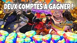 Miniature : GIVEAWAY 2 COMPTES A GAGNER ! One Piece Bounty Rush FR