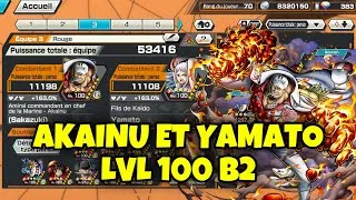 Miniature : AKAINU ET YAMATO LVL 100 B2 ! One Piece Bounty Rush FR