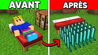 Miniature : J'ai Préparé des Bases Secrètes pour faire le Meilleur Manhunt de Minecraft !