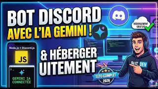 Miniature : Créer un Bot Discord JS avec l'IA Tuto Facile 2026 🤖