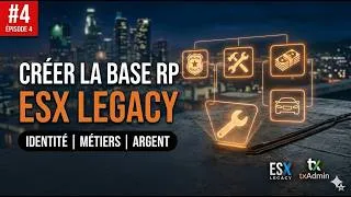 Miniature : TUTO FIVEM #4   Installer un Serveur RP Complet en 5 MIN ! ESX Legacy Facile