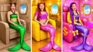 Miniature : Riche VS Fauché VS Giga Riche Sirène | Un Défi Créatif Génial Multi DO Smile