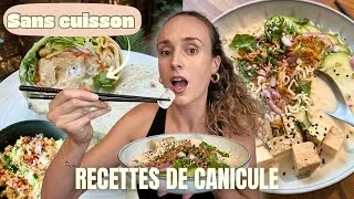 Miniature : 3 repas frais que je mange en boucle pendant la canicule