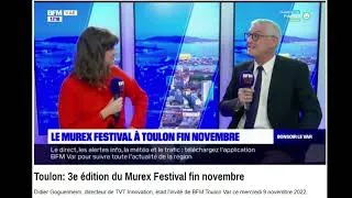 Miniature : Interview sur le Murex Festival 2022 - BFM Toulon Var