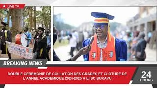 Miniature : ISC Bukavu : la cérémonie de collation des grades 2024-2025 sous le signe de l’excellence