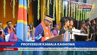 Miniature : Double cérémonie de collation des grades et clôture de l'année académique 2024-2025 à l'ISC Bukavu