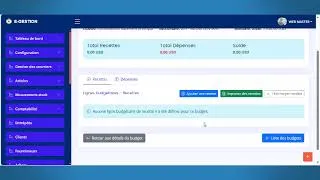 Miniature : E-Gestion : Gestion budgétaire et Demandes de Fonds