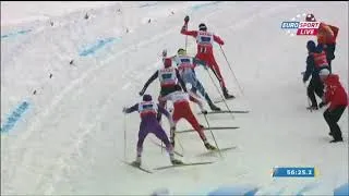 Miniature : 🔴 MURIEL BODSON  CHAMPIONNAT DU MONDE DE COMBINE NORDIQUE PAR EQUIPE VAL DI FIEMME