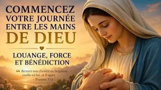 Miniature : COMMENCEZ VOTRE JOURNÉE ENTRE LES MAINS DE DIEU — LOUANGE, FORCE ET BÉNÉDICTION | Murmure à Marie