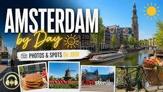 Miniature : Amsterdam 🇳🇱 | Balade apaisante le long des canaux ✨ Musique douce