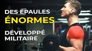 Miniature : TOUS LES SECRETS SUR LE DÉVELOPPÉ MILITAIRE HALTÈRE (Épaules énormes)