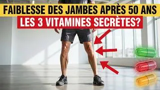 Miniature : FAIBLESSE DES JAMBES APRÈS 50 ANS ? Les 3 Vitamines SECRÈTES Que Les Médecins Cachent