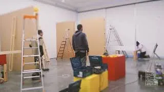 Miniature : Montage de l'exposition Frans Masereel