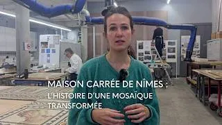 Miniature : Maison carrée de Nîmes : l’histoire d’une mosaïque transformée