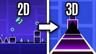 Miniature : J'ai fait Geometry Dash à la PREMIÈRE PERSONNE